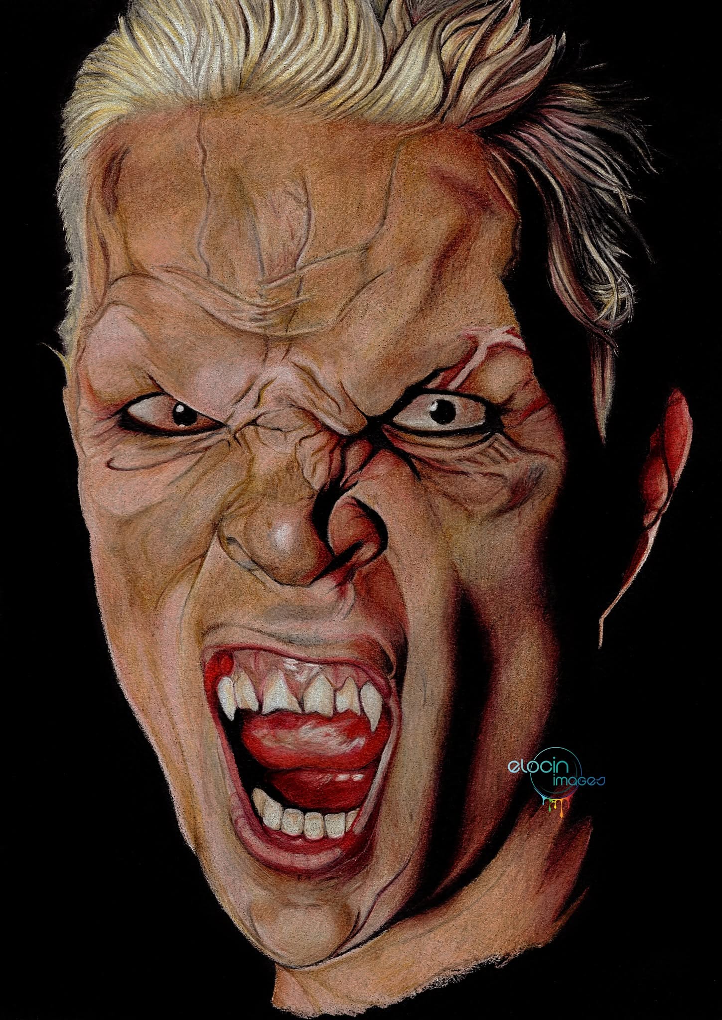 Spike pencil artwork